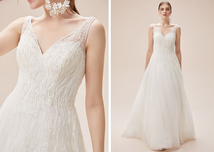 A Kesim Helen Gelinlik Modeli